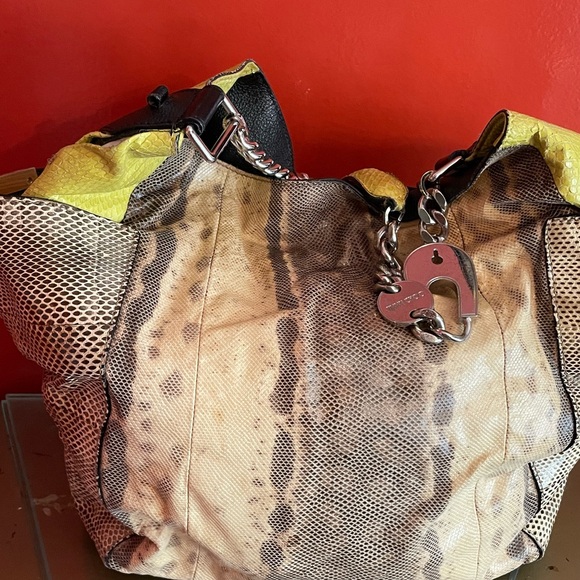 Jimmy Choo Python Snake Skin Bag - Picture 2 of 13